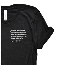 Load image into Gallery viewer, Black Lives Matter Tee with White Print Tee for Women-SIZE SMALL
